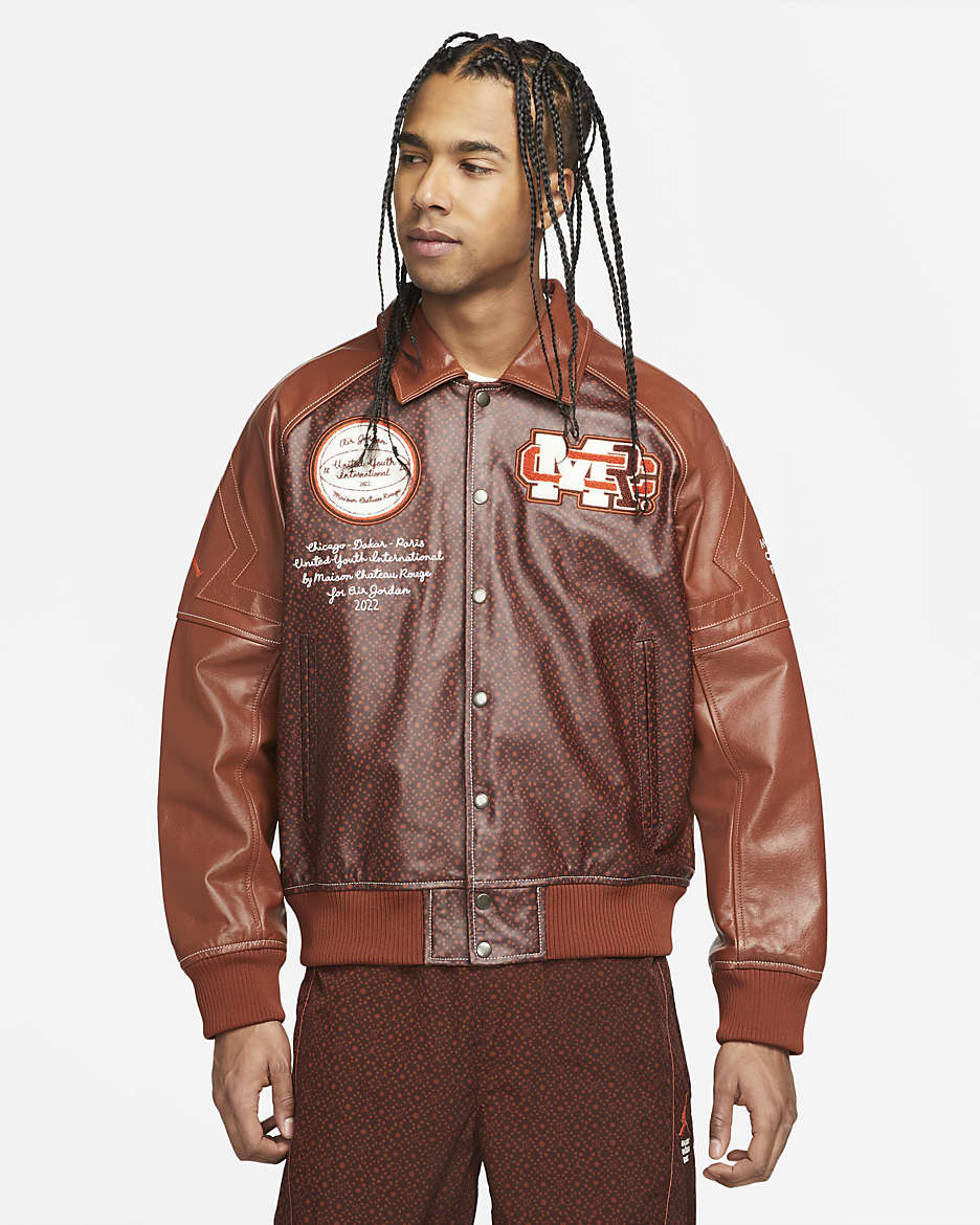 Jordan x Maison Chateau Rouge Men's Flight Jacket. Nike JP